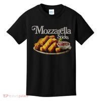 Mozzarella Sticks 90s Mozzarella Stick Lover Bread Kids T-Shirt thumb 0