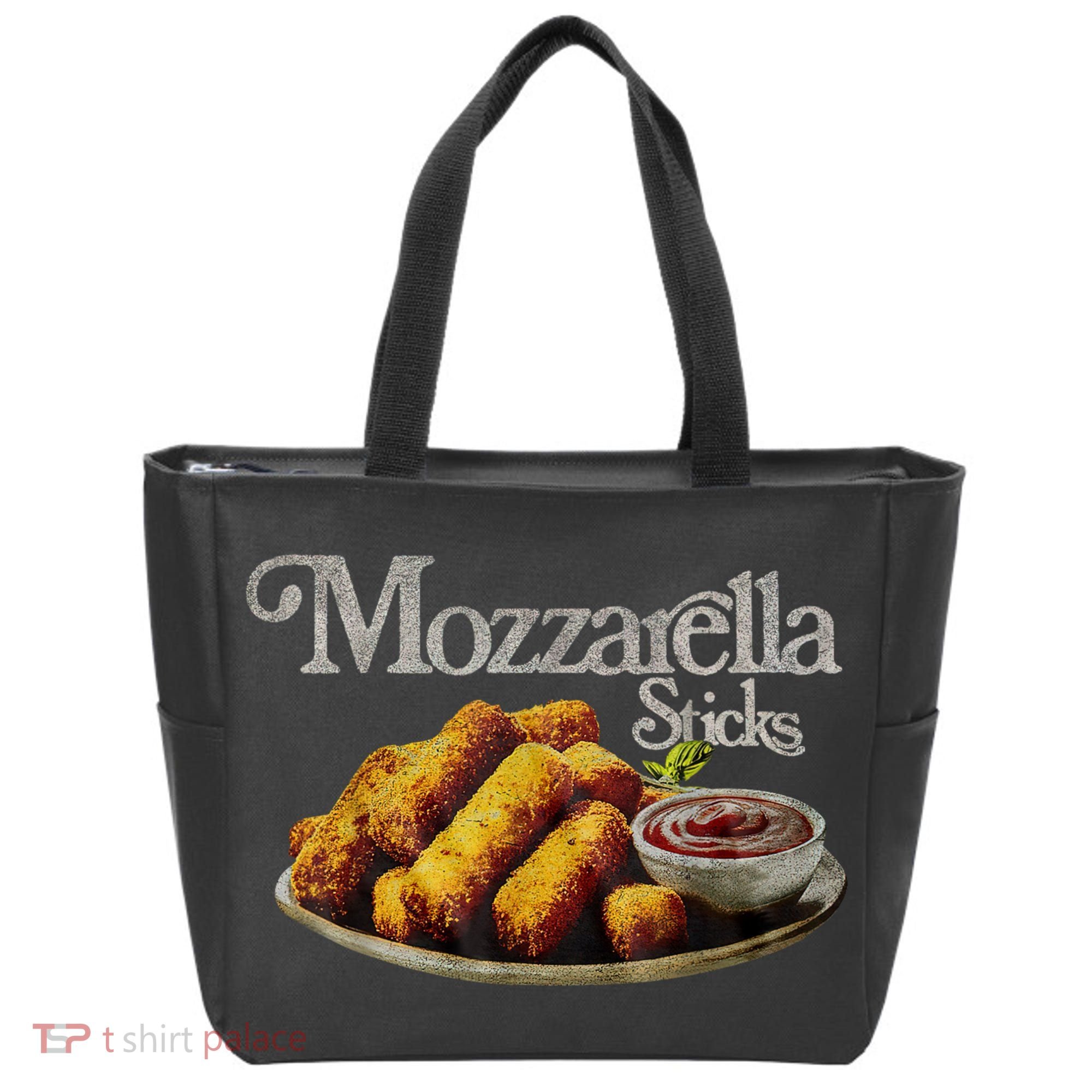 Mozzarella Sticks 90s Mozzarella Stick Lover Bread Tote Bag