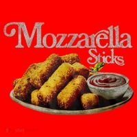 Mozzarella Sticks 90s Mozzarella Stick Lover Bread Santa Hat thumb 1