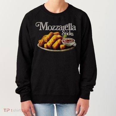 Mozzarella Sticks 90s Mozzarella Stick Lover Bread Women's Sweatshirt