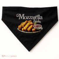 Mozzarella Sticks 90s Mozzarella Stick Lover Bread USA-Made Doggie Bandana thumb 0