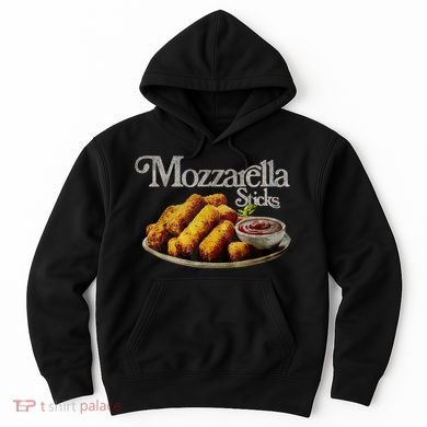Mozzarella Sticks 90s Mozzarella Stick Lover Bread Hoodie