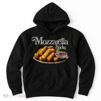 Mozzarella Sticks 90s Mozzarella Stick Lover Bread Hoodie thumb 0