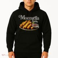 Mozzarella Sticks 90s Mozzarella Stick Lover Bread Hoodie thumb 2