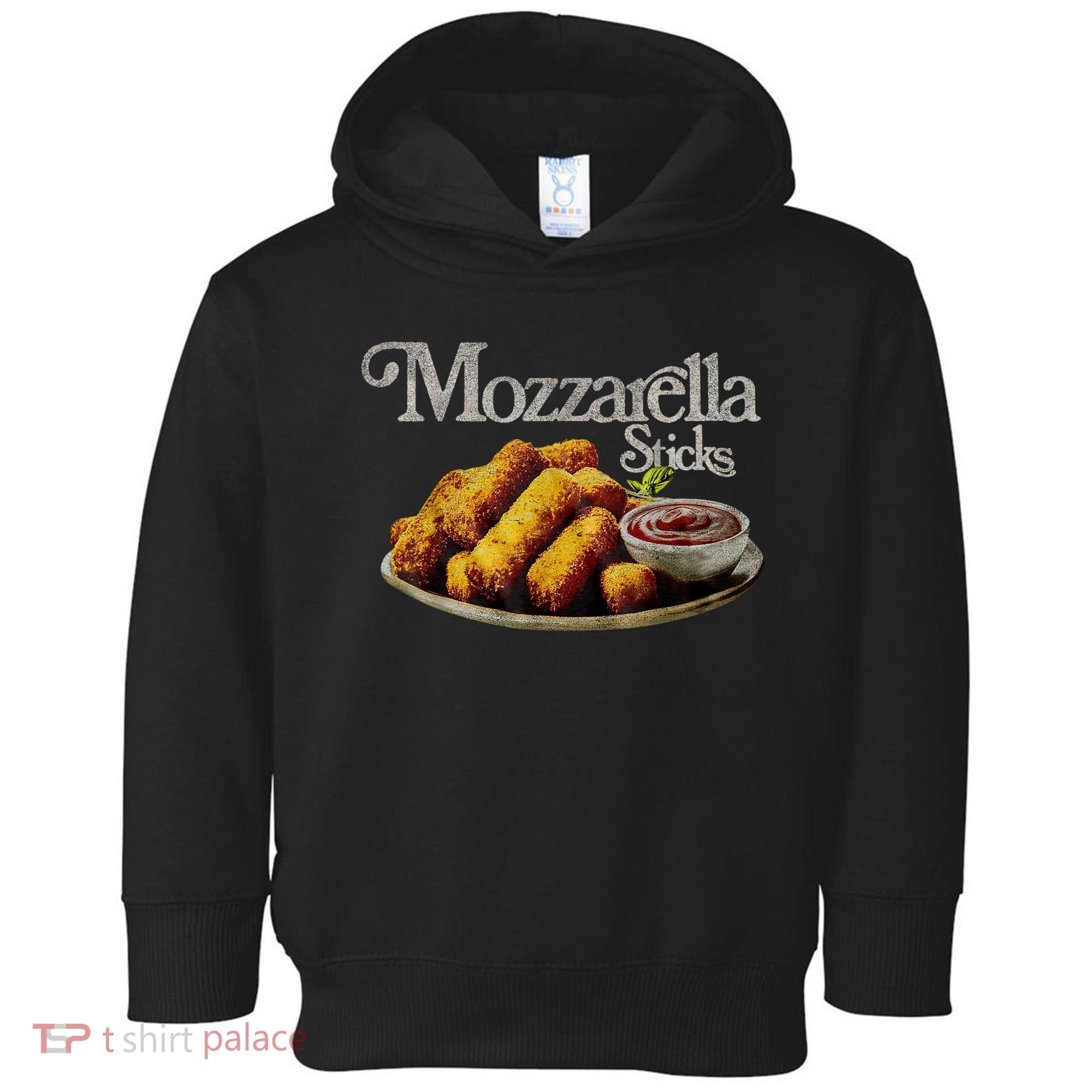 Mozzarella Sticks 90s Mozzarella Stick Lover Bread Toddler Hoodie