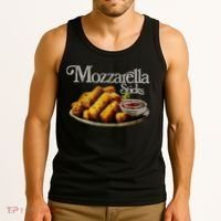 Mozzarella Sticks 90s Mozzarella Stick Lover Bread Tank Top thumb 3