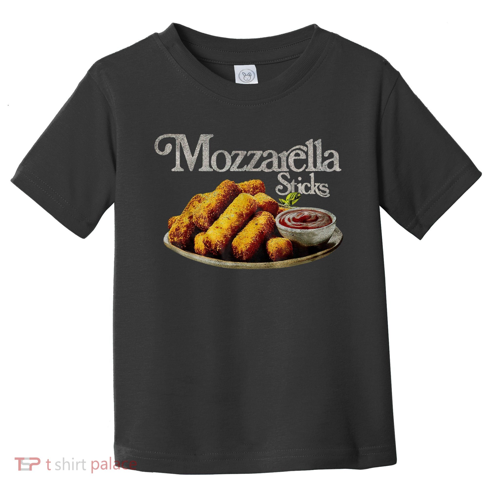 Mozzarella Sticks 90s Mozzarella Stick Lover Bread Toddler T-Shirt