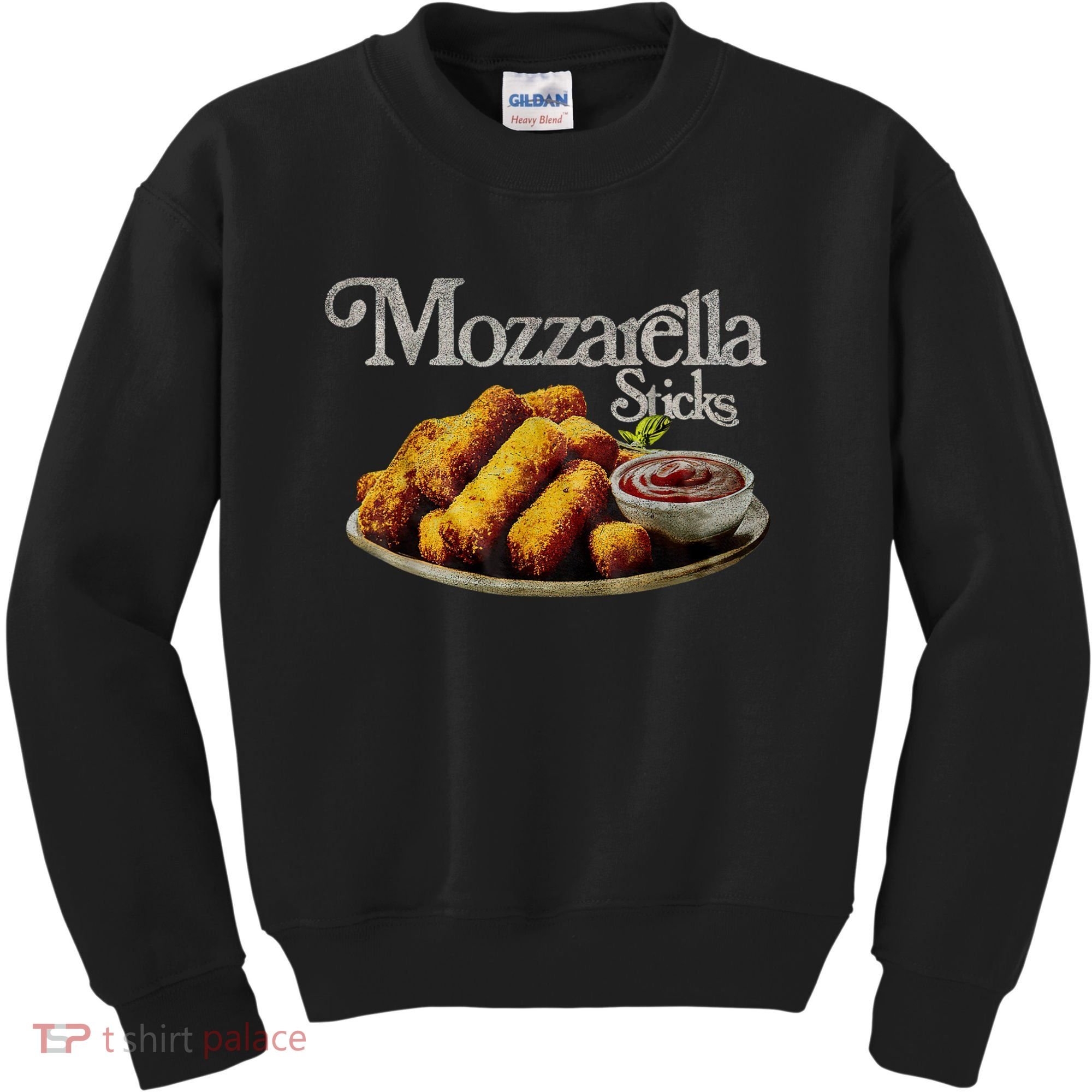 Mozzarella Sticks 90s Mozzarella Stick Lover Bread Kids Sweatshirt