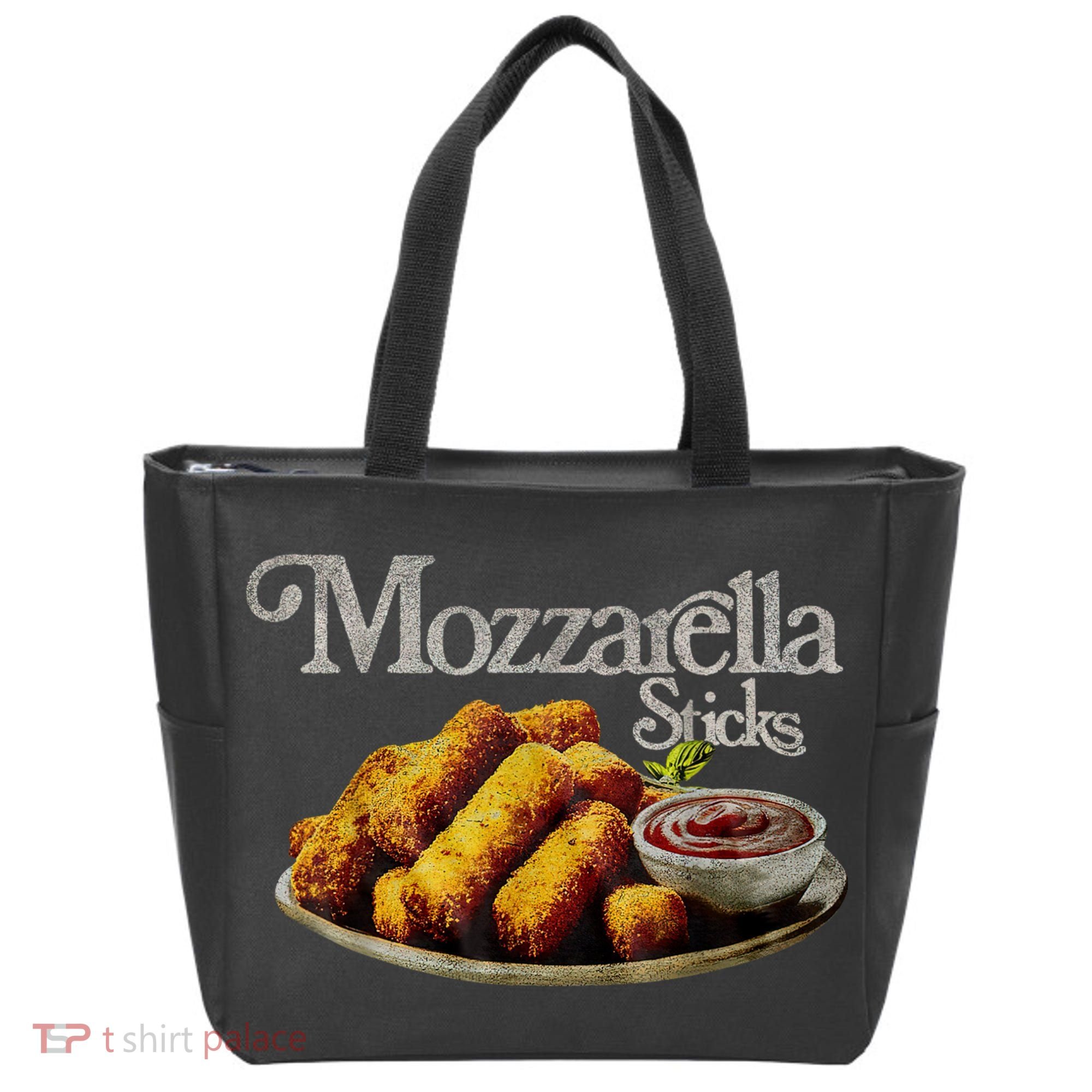 Mozzarella Sticks 90s Mozzarella Stick Lover Bread Tote Bag