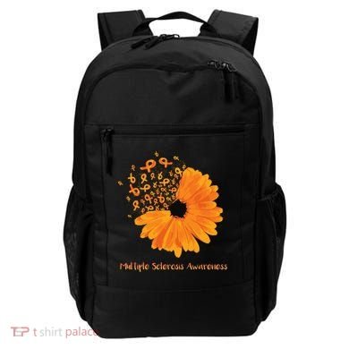 Multiple Sclerosis Awareness Ribbon Flower Ms Hope Fighter Gift Backpack