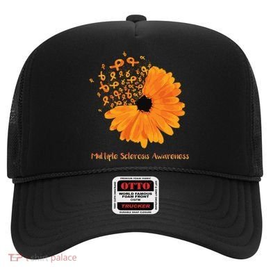 Multiple Sclerosis Awareness Ribbon Flower Ms Hope Fighter Gift Hat