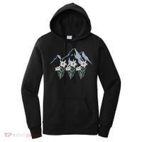 Mountains Switzerland Alps Edelweiss Basket Alpine Flower Gift Women's Hoodie thumb 0
