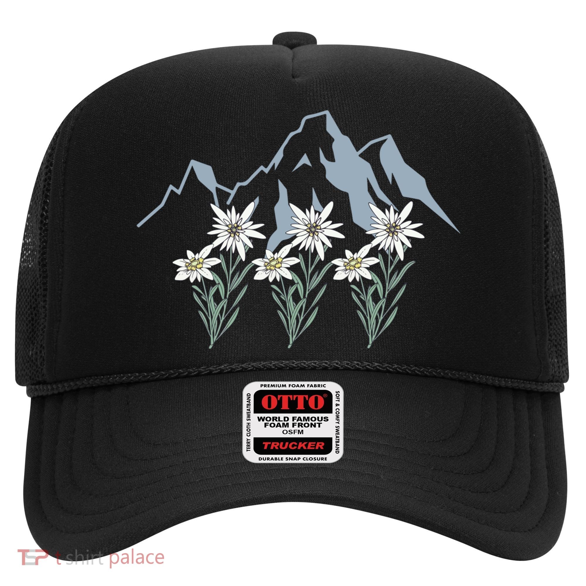 Mountains Switzerland Alps Edelweiss Basket Alpine Flower Gift Hat