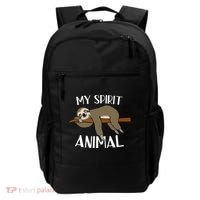 My Spirit Animal Is A Sloth Backpack thumb 0
