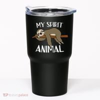 My Spirit Animal Is A Sloth Tumbler thumb 0