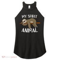 My Spirit Animal Is A Sloth Women's Perfect Tri Rocker Tank thumb 0