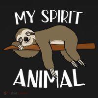 My Spirit Animal Is A Sloth Women's Perfect Tri Rocker Tank thumb 4