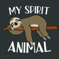 My Spirit Animal Is A Sloth Infant Baby Jersey Bodysuit thumb 2