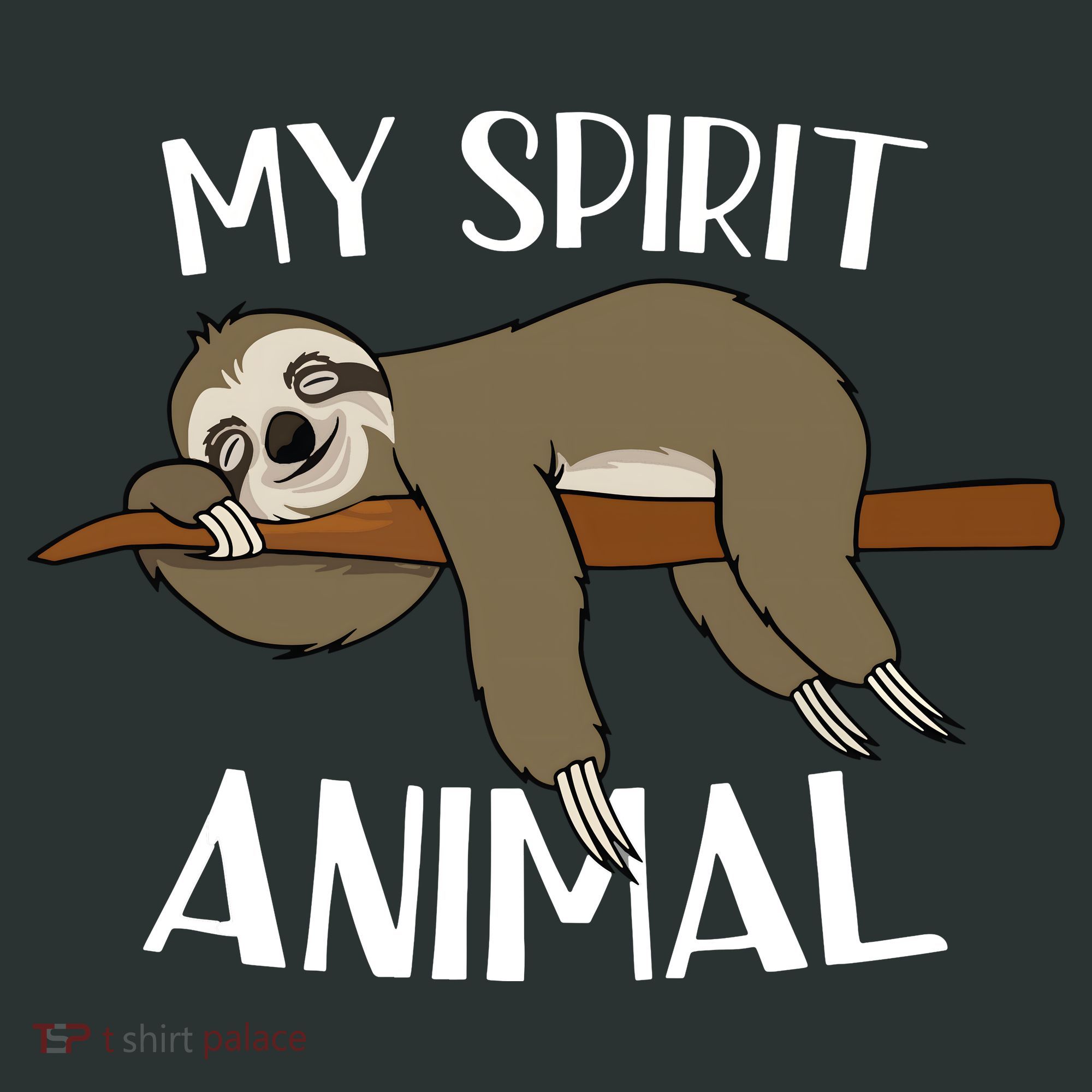 My Spirit Animal Is A Sloth Infant Baby Jersey Bodysuit