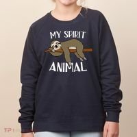 My Spirit Animal Is A Sloth Women's Sweatshirt thumb 0