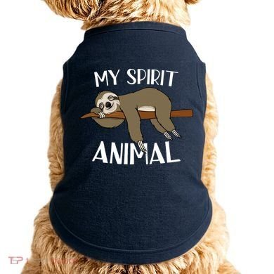 My Spirit Animal Is A Sloth Doggie Tank