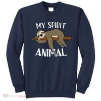 My Spirit Animal Is A Sloth Sweatshirt thumb 0