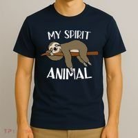 My Spirit Animal Is A Sloth T-Shirt thumb 3