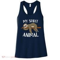 My Spirit Animal Is A Sloth Women's Tank Top thumb 0