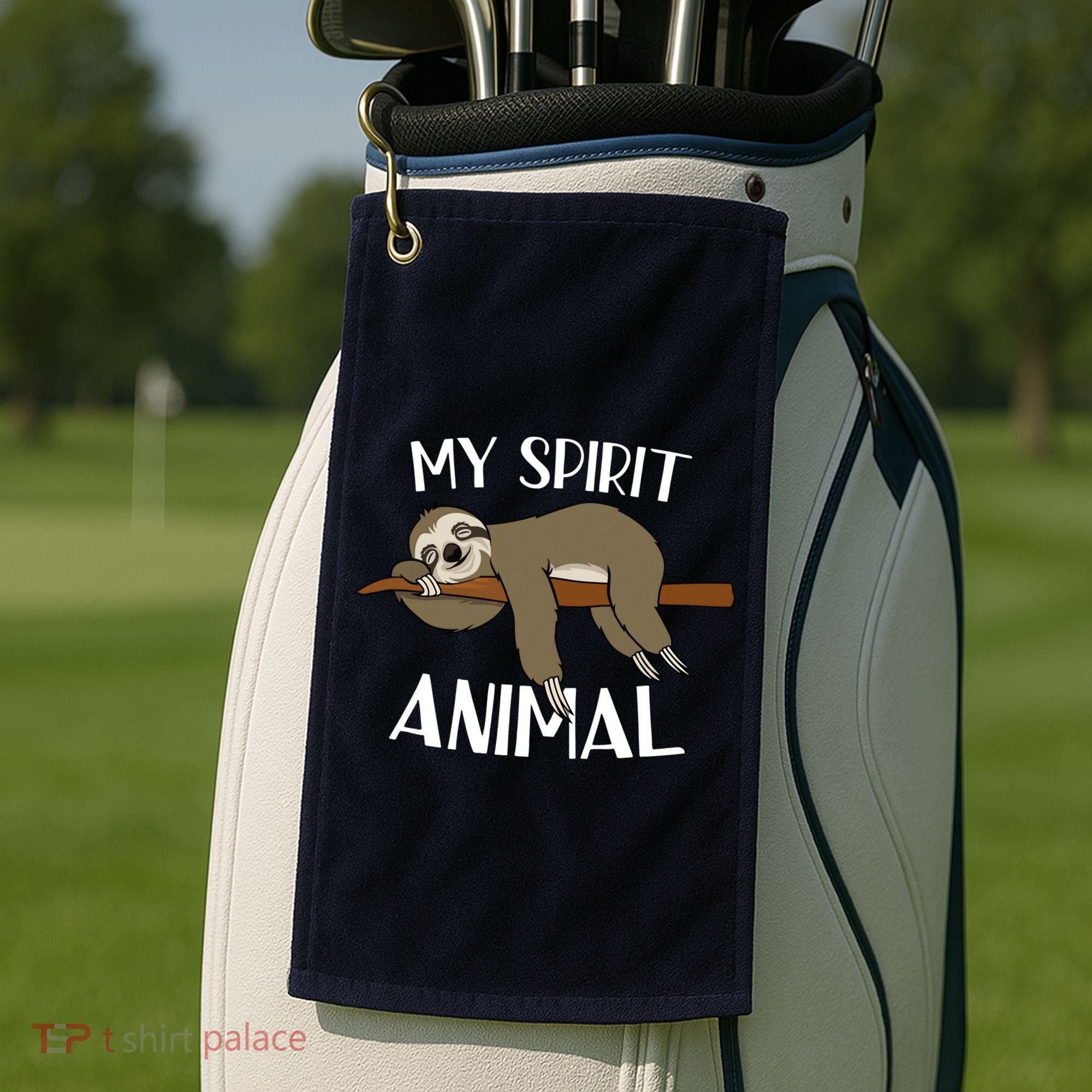 My Spirit Animal Is A Sloth Golf Towel