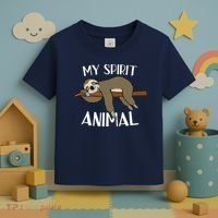 My Spirit Animal Is A Sloth Toddler T-Shirt thumb 3