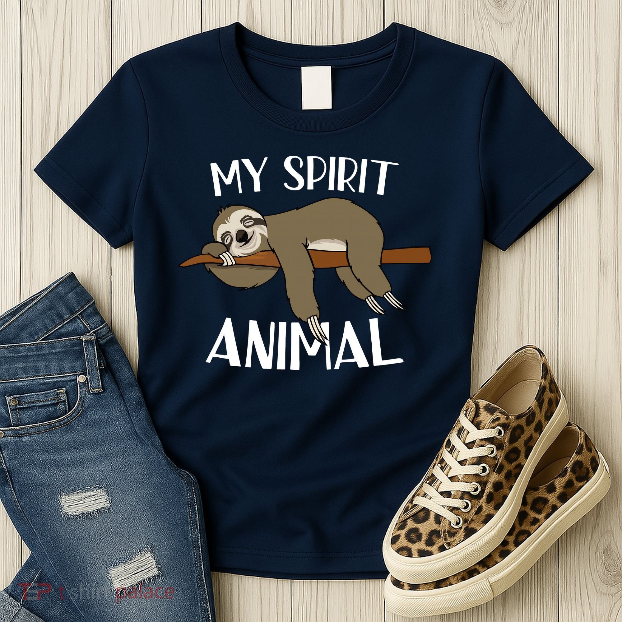 My Spirit Animal Is A Sloth Women's T-Shirt