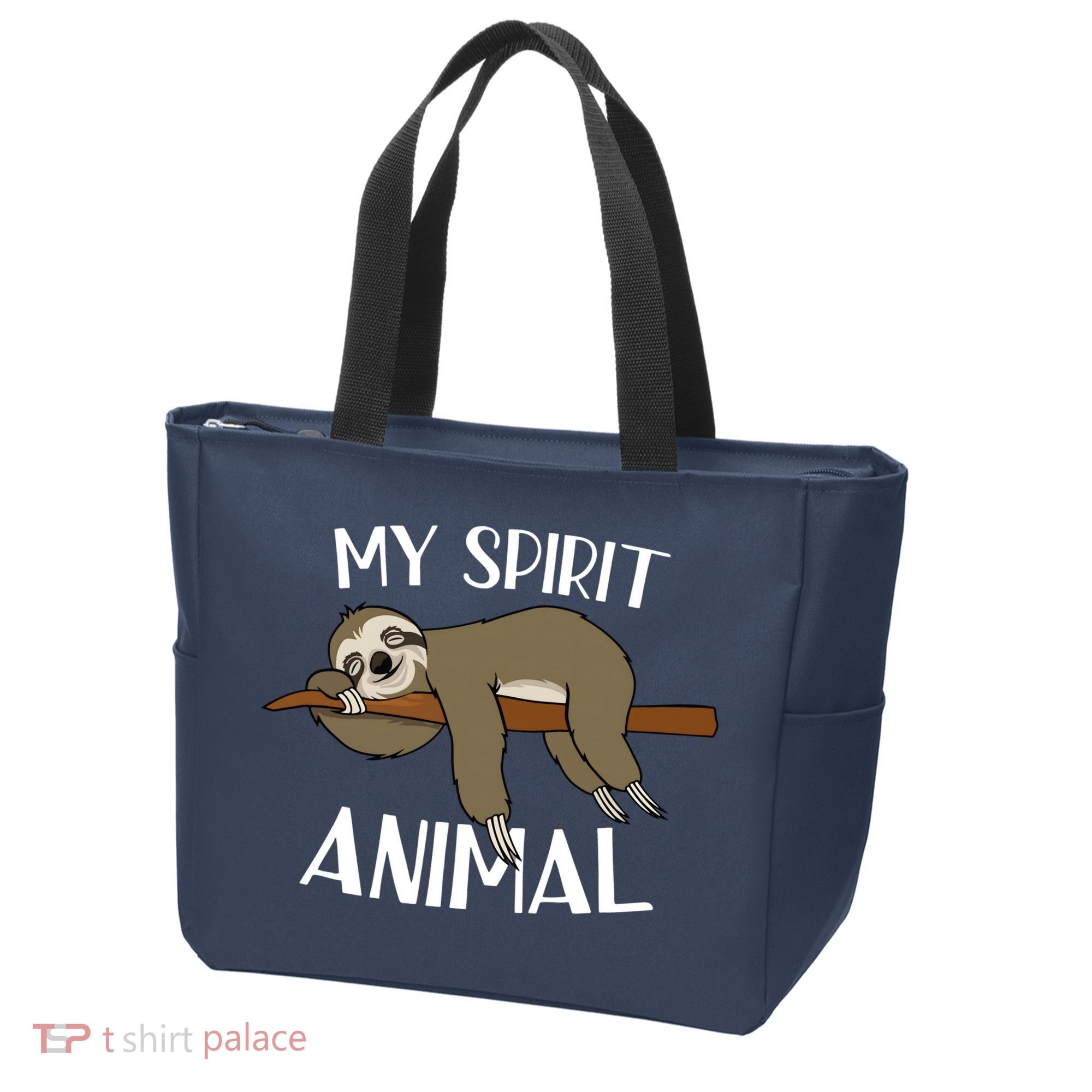 My Spirit Animal Is A Sloth Tote Bag