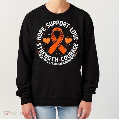 Multiple Sclerosis Awareness Family Support Ms Awareness Women's Sweatshirt
