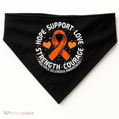 Multiple Sclerosis Awareness Family Support Ms Awareness USA-Made Doggie Bandana