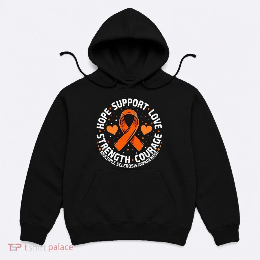 Multiple Sclerosis Awareness Family Support Ms Awareness Hoodie