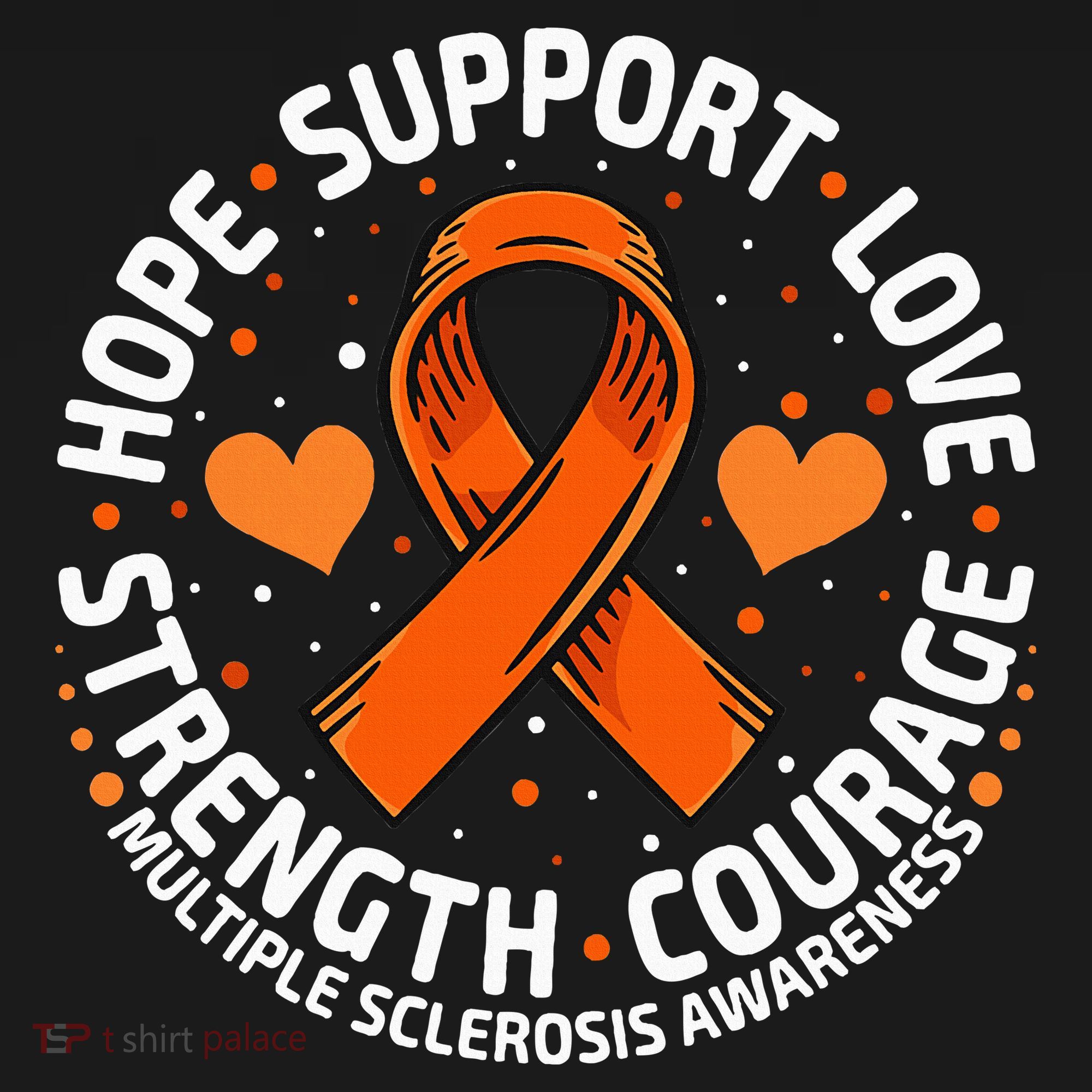 Multiple Sclerosis Awareness Family Support Ms Awareness Hoodie