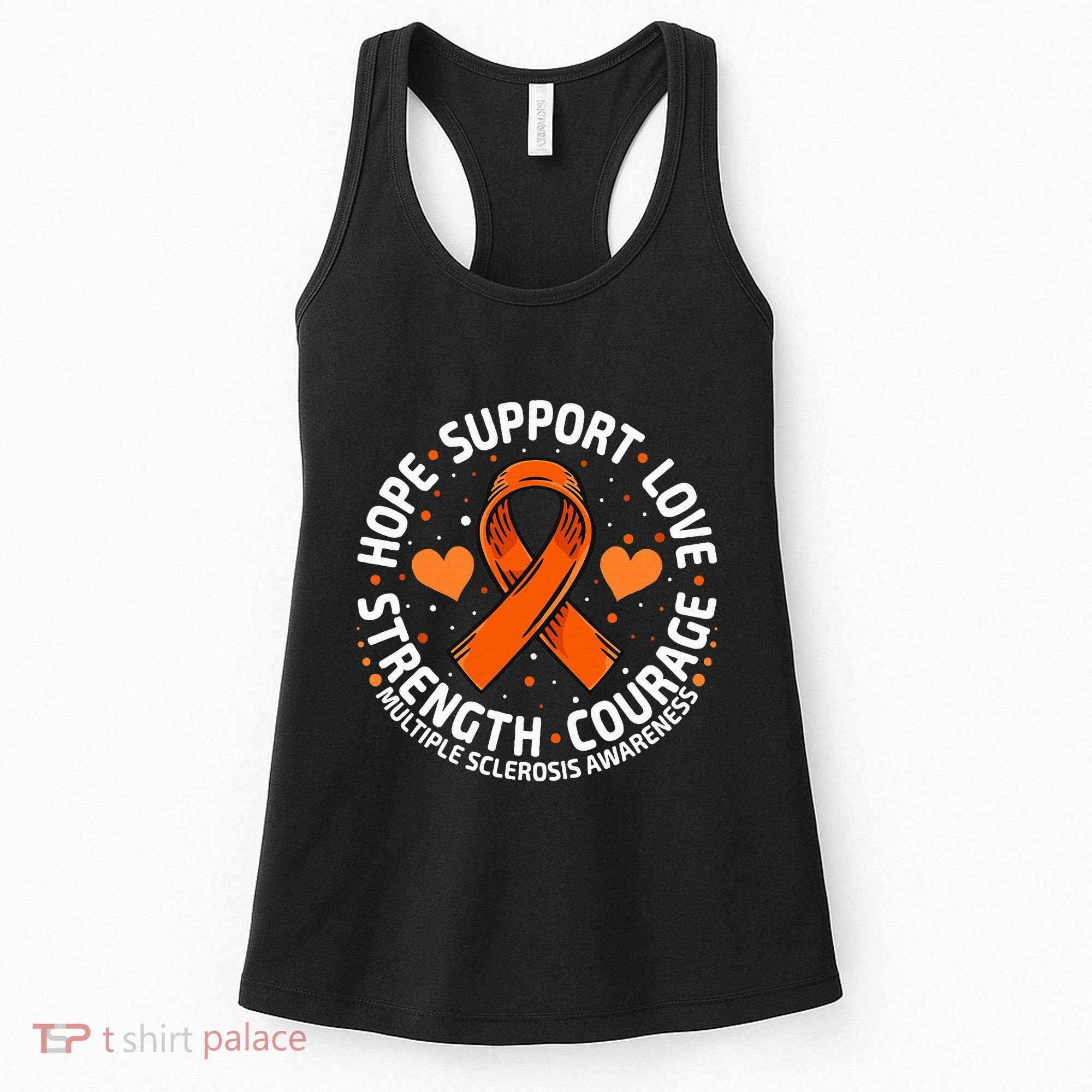Multiple Sclerosis Awareness Family Support Ms Awareness Women's Tank Top