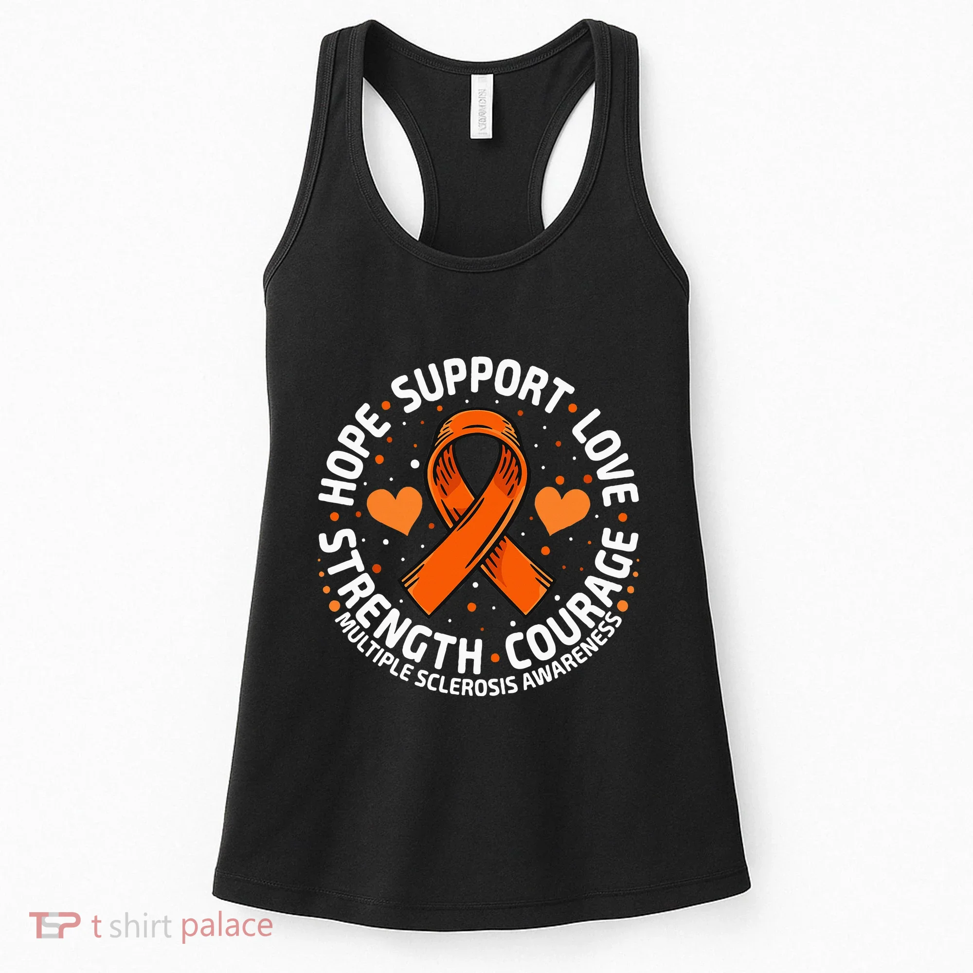 Multiple Sclerosis Awareness Family Support Ms Awareness Women's Tank Top