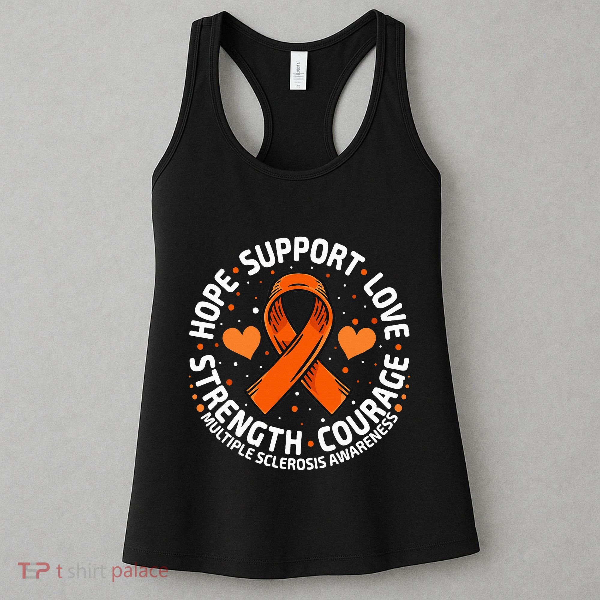 Multiple Sclerosis Awareness Family Support Ms Awareness Women's Tank Top