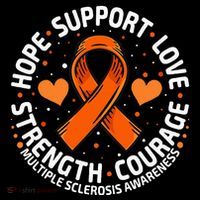 Multiple Sclerosis Awareness Family Support Ms Awareness Toddler Hoodie thumb 2