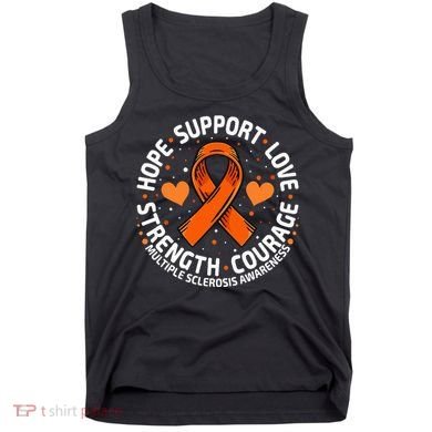 Multiple Sclerosis Awareness Family Support Ms Awareness Tank Top