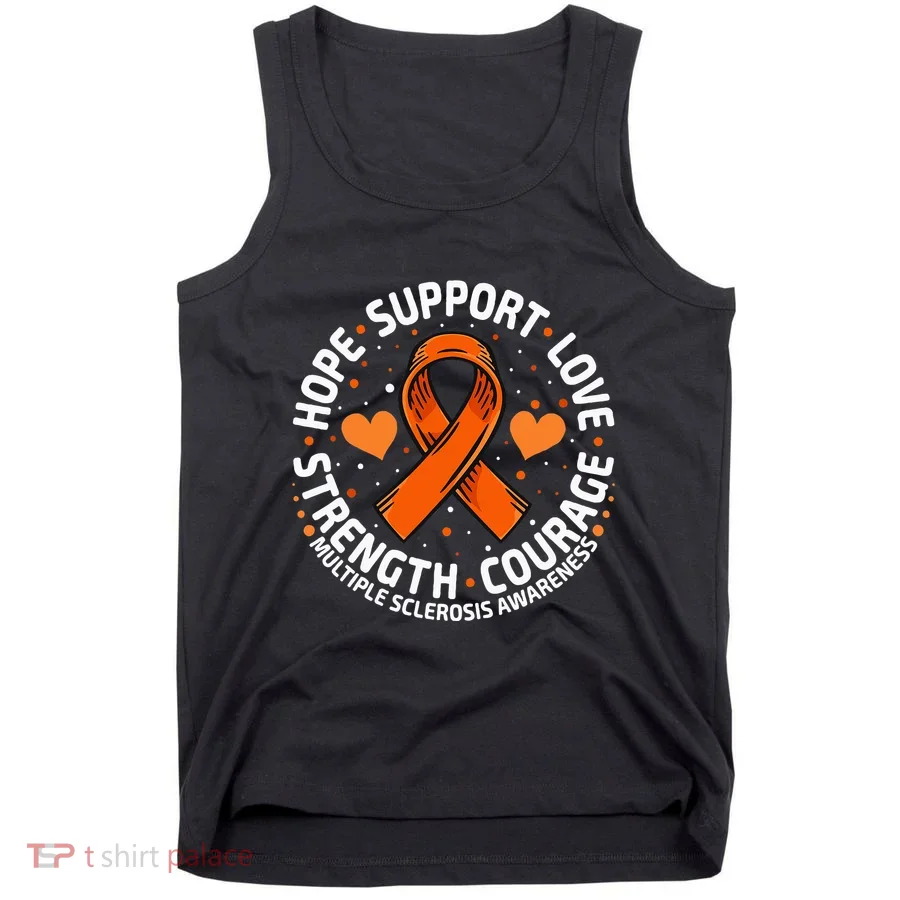 Multiple Sclerosis Awareness Family Support Ms Awareness Tank Top