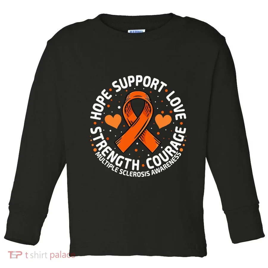 Multiple Sclerosis Awareness Family Support Ms Awareness Toddler Long Sleeve