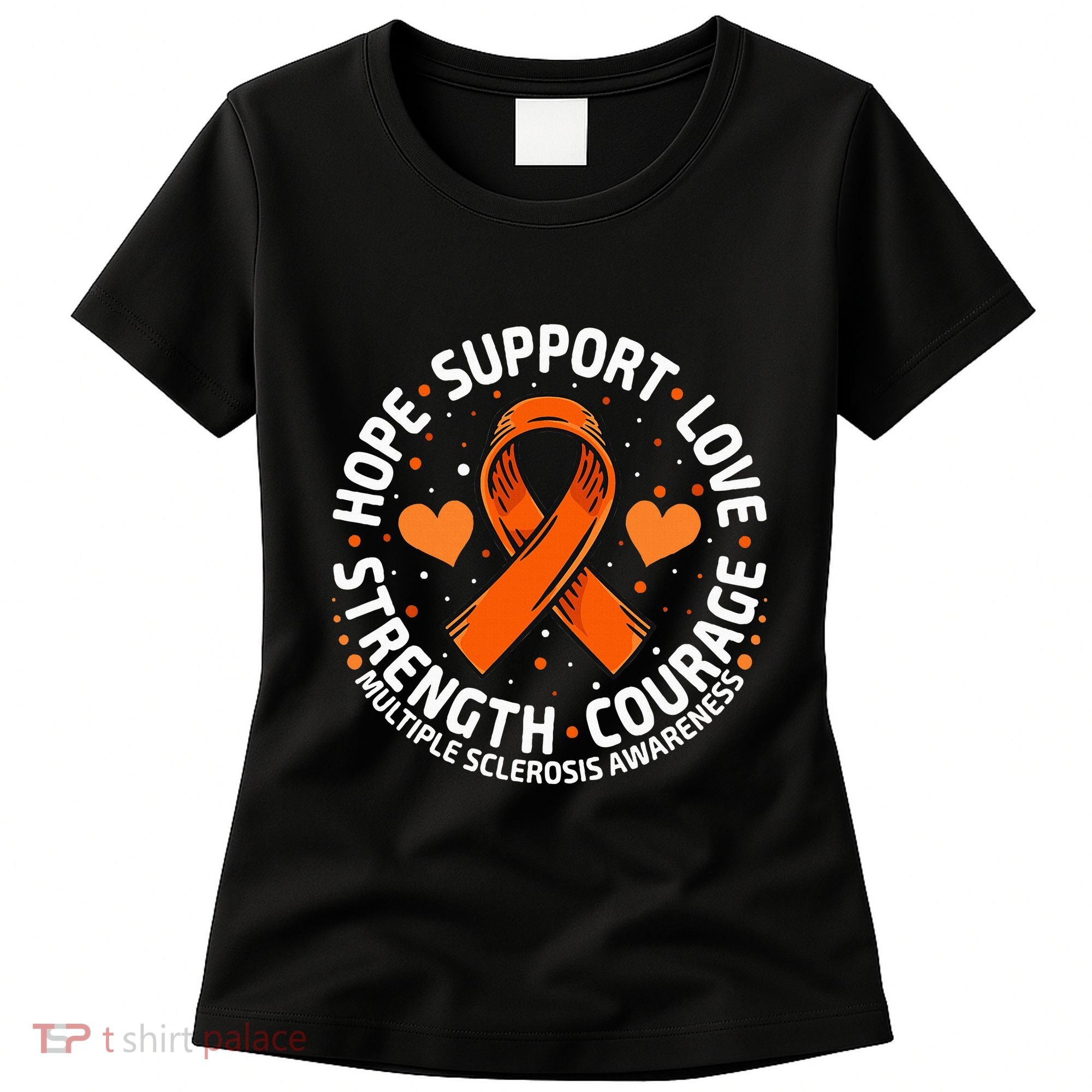 Multiple Sclerosis Awareness Family Support Ms Awareness Women's T-Shirt