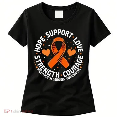 Multiple Sclerosis Awareness Family Support Ms Awareness Women's T-Shirt