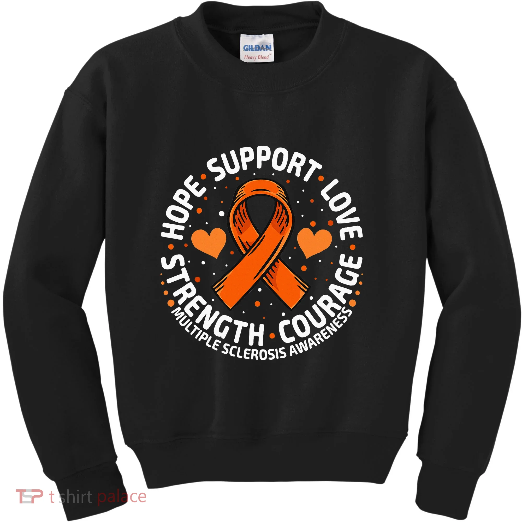 Multiple Sclerosis Awareness Family Support Ms Awareness Kids Sweatshirt