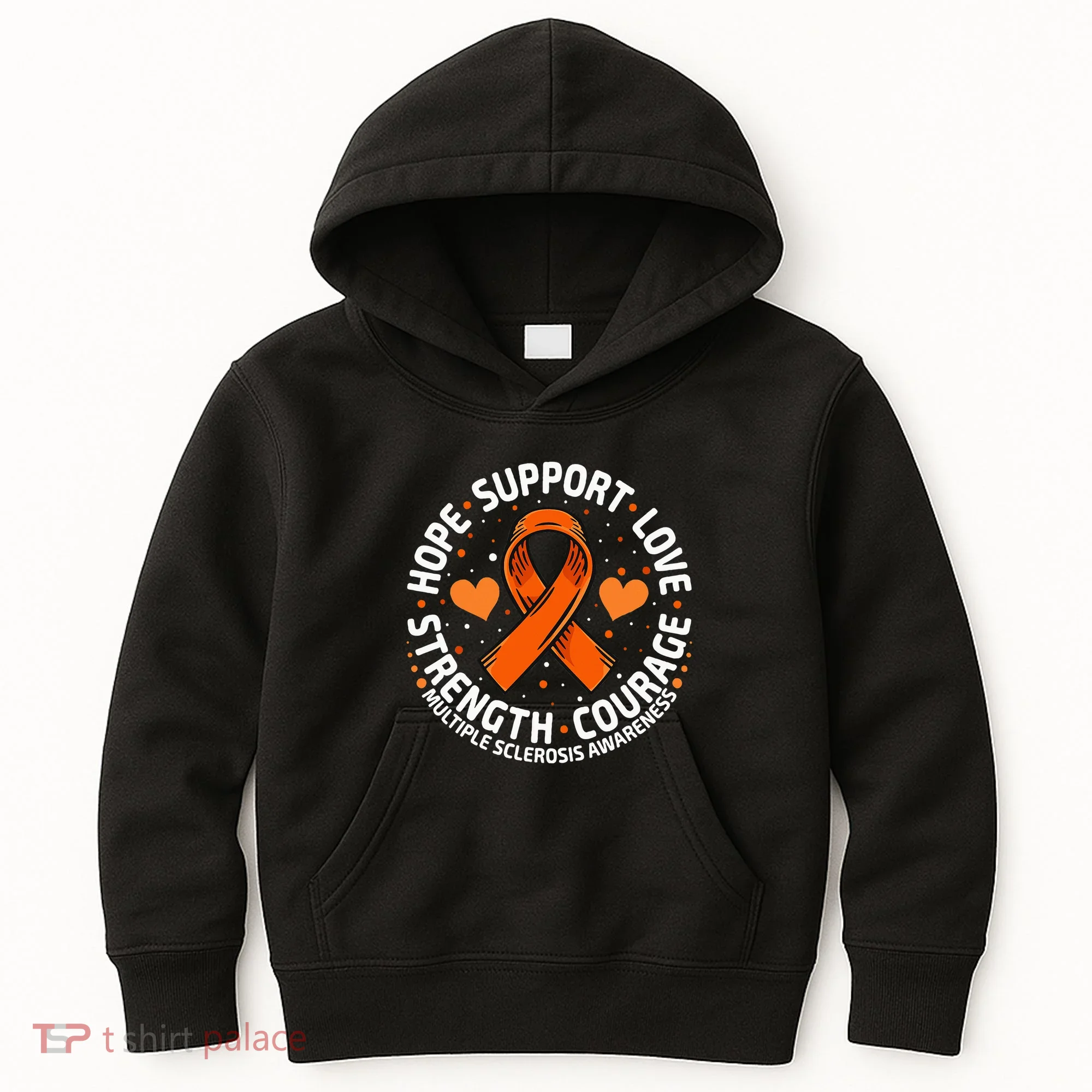 Multiple Sclerosis Awareness Family Support Ms Awareness Kids Hoodie