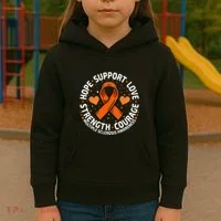 Multiple Sclerosis Awareness Family Support Ms Awareness Kids Hoodie thumb 3