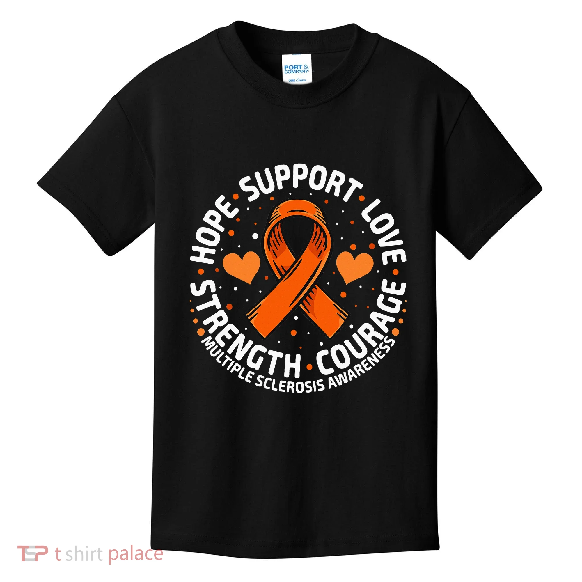 Multiple Sclerosis Awareness Family Support Ms Awareness Kids T-Shirt
