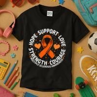 Multiple Sclerosis Awareness Family Support Ms Awareness Kids T-Shirt thumb 3